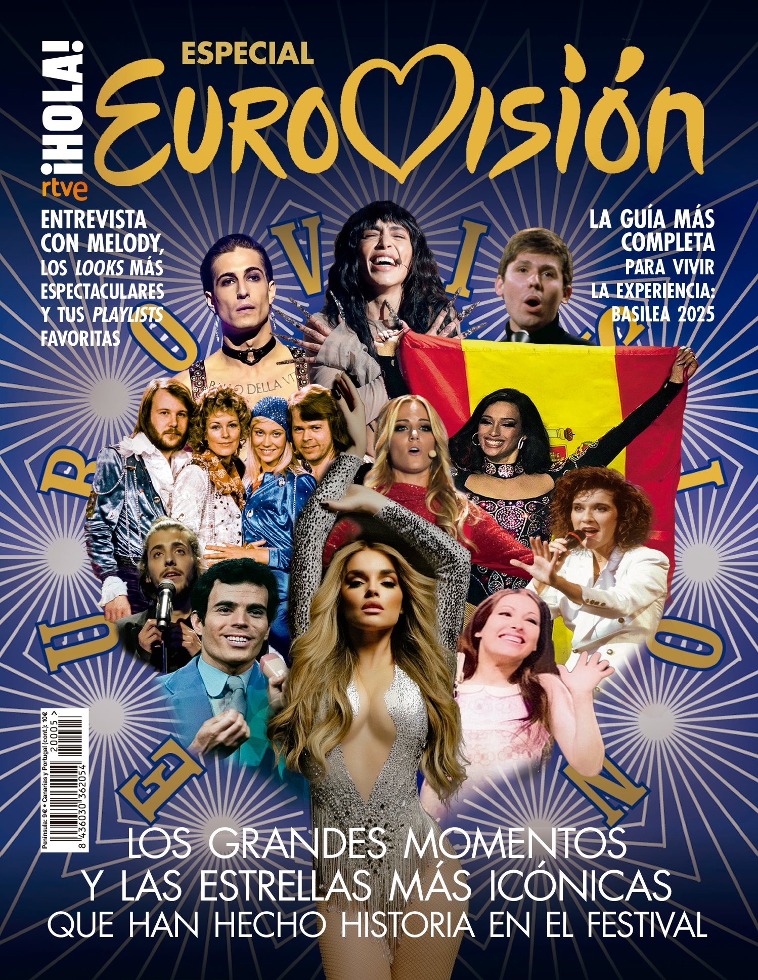 La revista HOLA en colaboración con RTVE edición especial Eurovisión