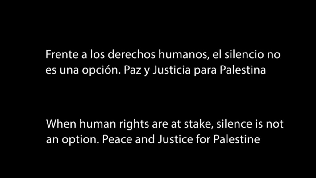 Mensaje de RTVE defendiendo la Paz
