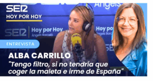 Alba Carrillo desafía al PP: «Saldré a la calle, pero mis ideas no cambiarán»